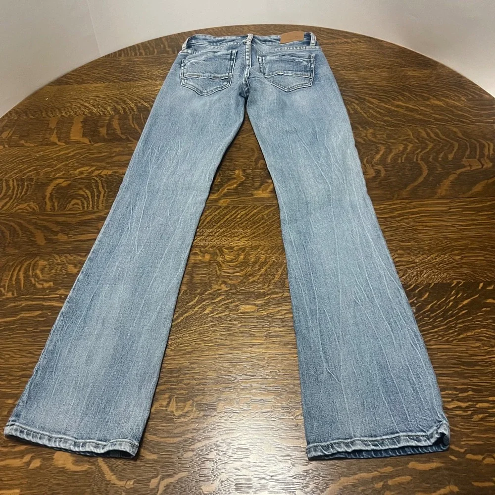 BKE Bootcut Jeans Womens 24 Light Wash Stella Slim Fit Low Rise Denim